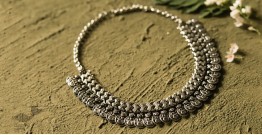 धरा ✽ Antique Finish White Metal ✽ Necklace { 50 }